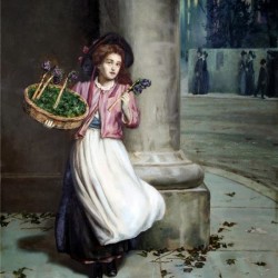 A young florist